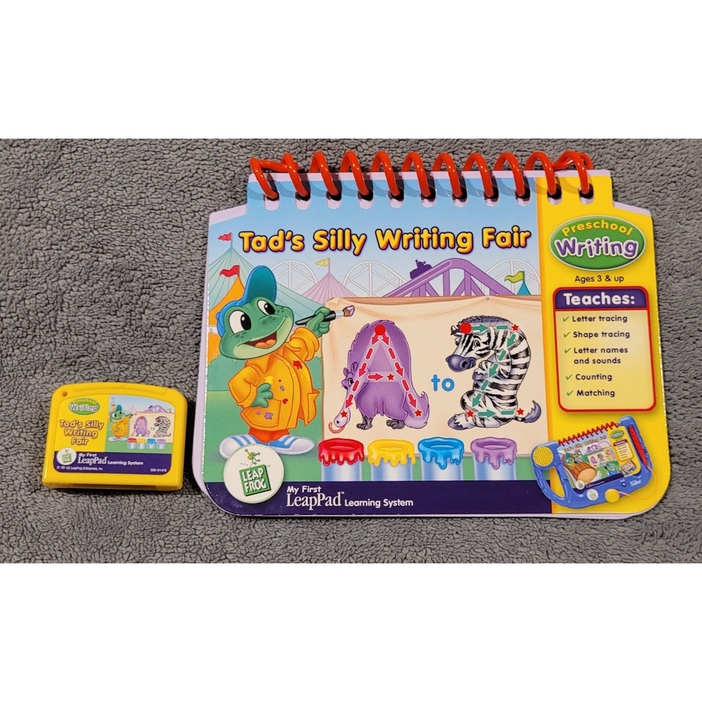 LeapFrog My First LeapPad carrying case/storage case, Books & Cartridges Lot - Picture 13 of 16